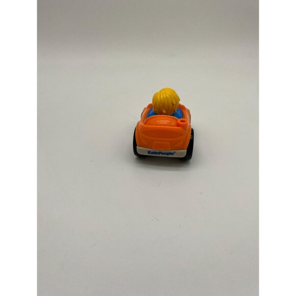 Fisher-Price Little People Wheelies Orange and Blue Car: Preschool Pretend Play - Picture 3 of 6